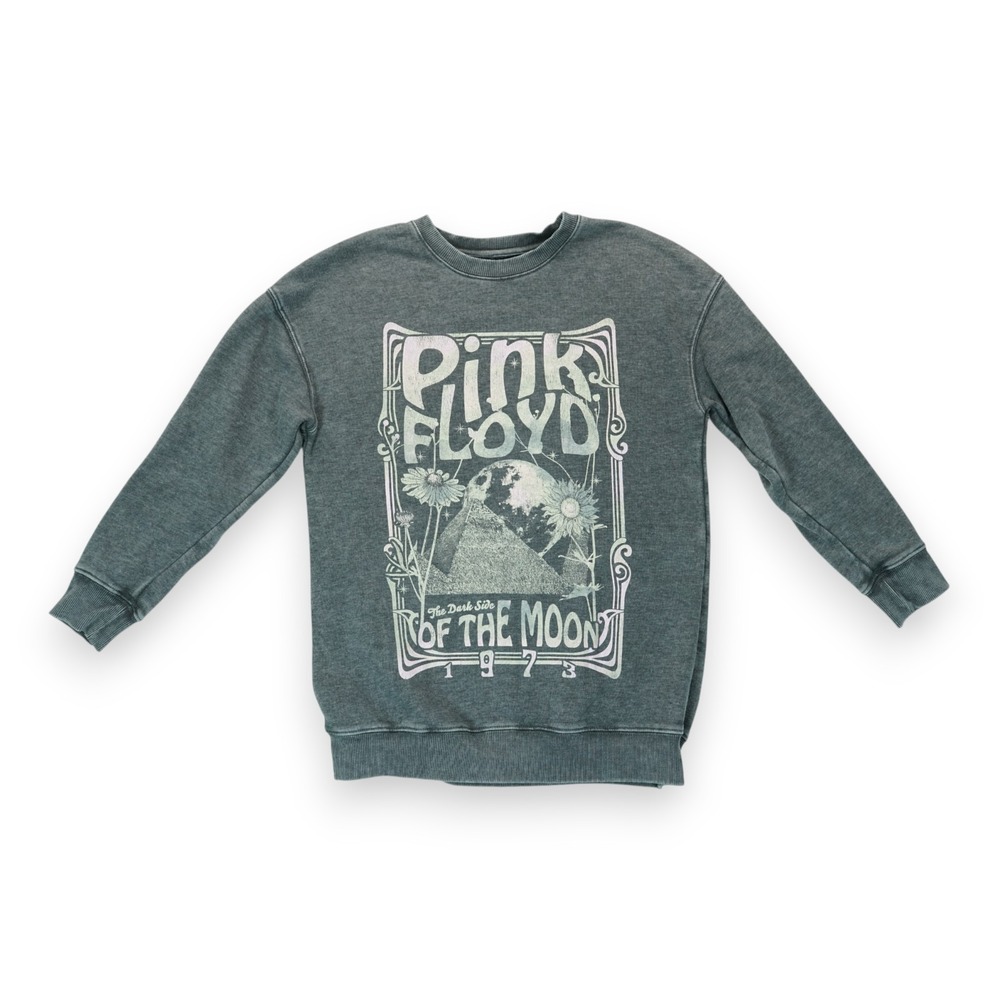 Pink Floyd The‎ Dark Side Of The Moon Crewneck Sweatshirt Young XL Gray